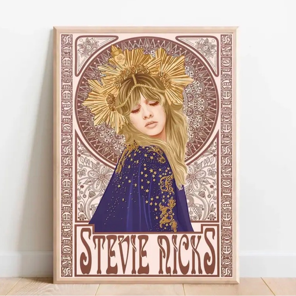 Stevie Nicks Music Legend Canvas Print Wall Art